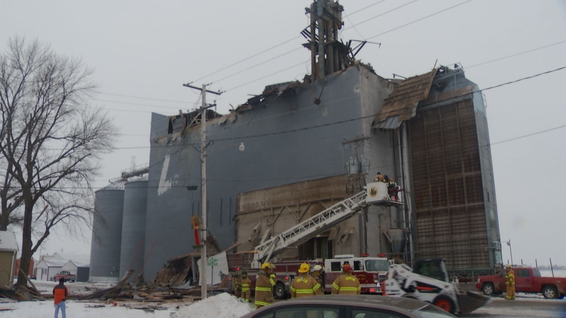 Grain Elevator Explodes, Causes Power Outage And Damage To Buildings