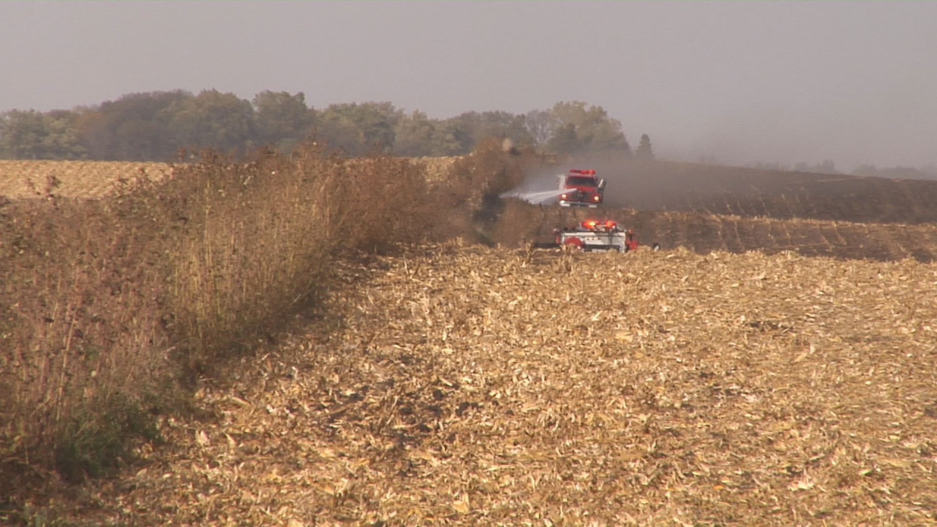 Fire In Watonwan County Corn Field Spreads Over A Mile
